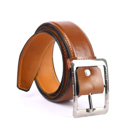 Chocolate Leather formal Belt for Boys - Belt For Men